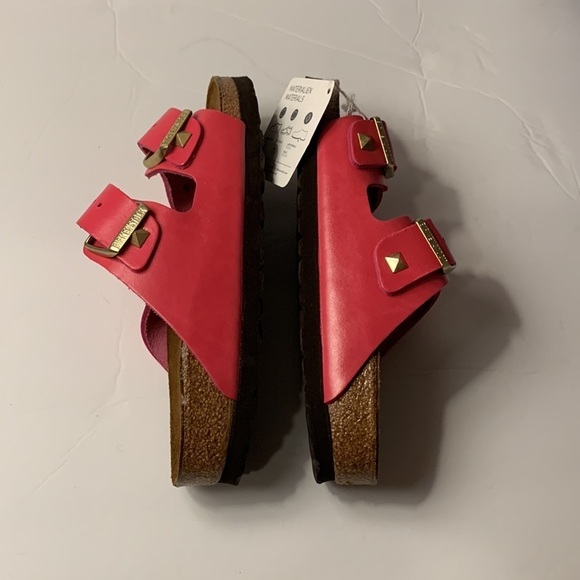 𝅺THE BIRKENSTOCK women Arizona studded fuchsia size 36- RARE. - Picture 6 of 15